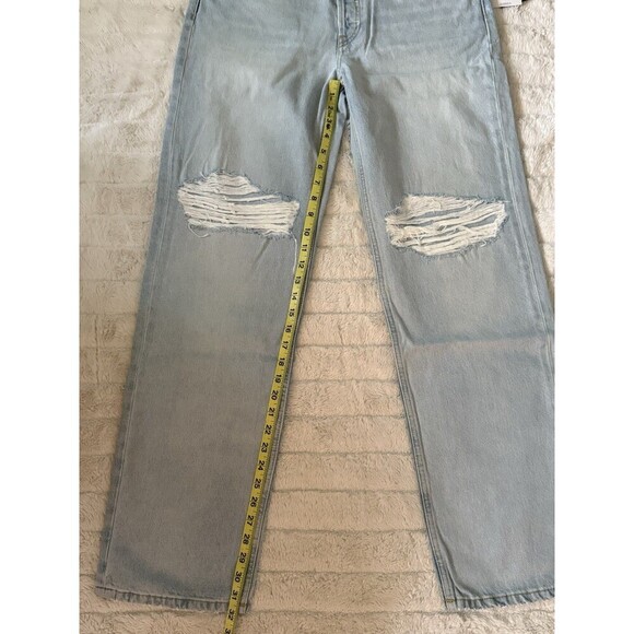 RE/DONE Loose Long Acqua Destroy Jeans Size 27 – Retail $325 NWT - Picture 4 of 10